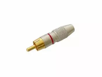 Fiche male rca doree, capot argente - rouge (CA049R)