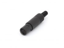 Fiche mini-din 6p - femelle