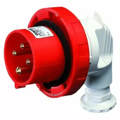 Fiche mobile 90� �tanche - 3p+t 16a 400v 6h (GW60112)