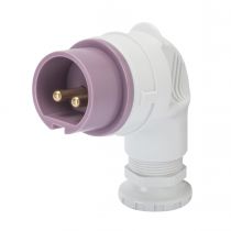 Fiche mobile 90° protégée - 2p 16a 24v s.r. (GW60127)