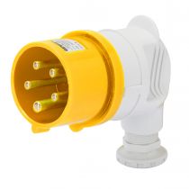 Fiche mobile 90° protégée - 2p+t 16a 110 v 4h (GW60082)