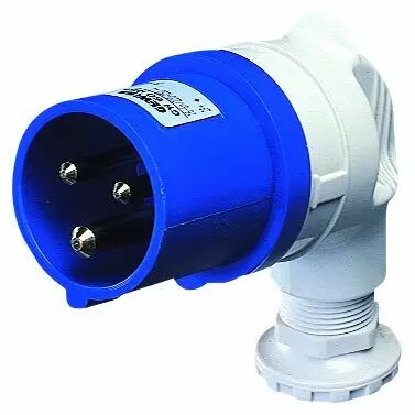 Fiche mobile 90� prot�g�e - 2p+t 16a 230v 6h (GW60085)