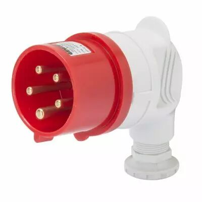 Fiche mobile 90� prot�g�e - 2p+t 16a 400v 9h (GW60088)