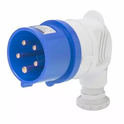 Fiche mobile 90� prot�g�e - 3p+n+t 32a 230v 9h (GW60098)