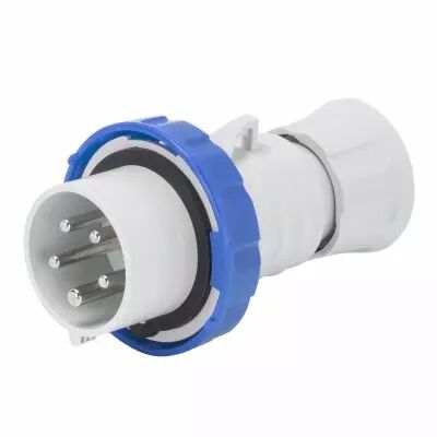 Fiche mobile droite �tanche - 3p+t 16a 230v 9h (GW60027H)