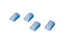 Fiche modulaire rj45 8p8c blinde cable rond multi-brin