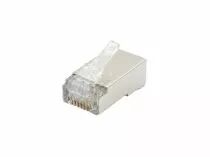 Fiche modulaire rj45 8p8c pour cables ronds blindes (8P8CRS)
