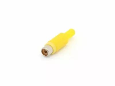 Fiche rca femelle plastique - jaune (CA054Y)