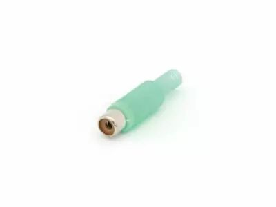 Fiche rca femelle plastique - vert (CA054G)