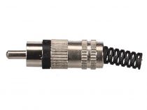Fiche rca male - nickelee - noir (CA116B)