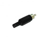 Fiche rca phono - noir (CA047B)