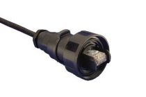 Fiche rj45 etanche ip68 standard avec cable 2m