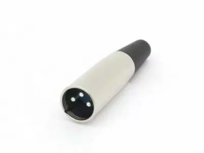 Fiche xlr male nickelee 3 broches (CA097)