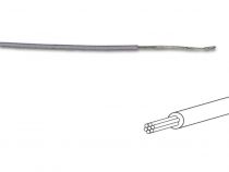 Fil de cablage 7x0.193mm (0.20mm² ) gris, multibrin, longueur : 100m sur rouleau (MOWGR)