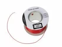 Fil de cablage 7x0.193mm (0.20mm&sup2; ) rouge, multibrin, longueur : 100m sur rouleau (MOWR)