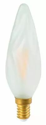 Flamme \ Torche Nouvelle\  GS8 Filament LED 4W E14 2700K 300lm satin�e mat dimmable (713626)