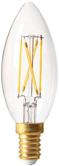 Ampoule LED 4W Dimmable Flamme Coup de vent Satinée E14 - Girard Sudron