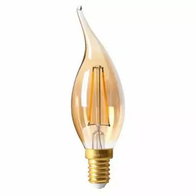 Flamme Coup de Vent Filament led CV4 2W E14 Ambr�e (713172) �quivalent 21 watts