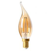Flamme Coup de Vent Filament led CV4 2W E14 Ambrée (713172) équivalent 21 watts