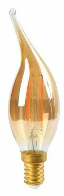 Flamme CV4 Filament LED 4W E14 2700K 280Lm Dimmable Ambr�e (713178)