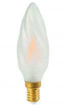 Flamme F6 Filament LED 4W E14 2700K 300Lm Dimmable Sat (713200) équivalent 25 watts