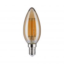 Flamme LED 430lm E14 4,7W Doré 2500K 230V (28705)