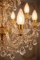 Flamme Torsad&eacute;e G&eacute;ante F15 Filament LED 4W B22 2700K 450lm satin&eacute;e mat (713197) &eacute;quivalent 40 watts