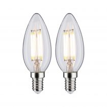 Flammes LED Fil x2 470lm E14 4000K Clair 4,5W 230V (28916)