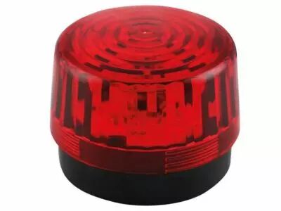 Flash stroboscopique � led - rouge - 12 vcc - � 100 mm (HAA100RN)