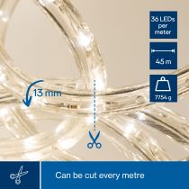 Flexible Lumineux À Led - 45 M - Blanc Chaud (HQRL45002)