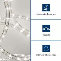 Flexible Lumineux &Agrave; Led - 45 M - Blanc Froid (HQRL45001)