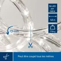 Flexible Lumineux &Agrave; Led - 45 M - Blanc Froid (HQRL45001)