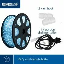 Flexible Lumineux &Agrave; Led - 45 M - Bleu (HQRL45005)