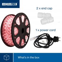Flexible Lumineux À Led - 45 M - Rouge (HQRL45003)
