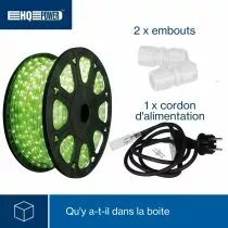 Flexible Lumineux &Agrave; Led - 45 M - Vert (HQRL45004)