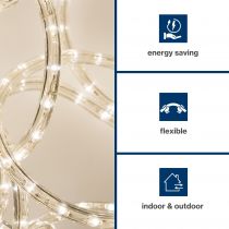 Flexible Lumineux À Led - 9 M - Blanc Chaud (HQRL09002)