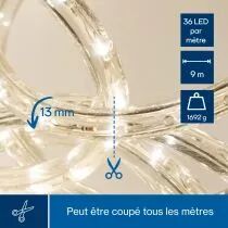 Flexible Lumineux &Agrave; Led - 9 M - Blanc Chaud (HQRL09002)