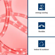Flexible Lumineux À Led - 9 M - Rouge (HQRL09003)