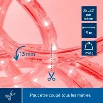Flexible Lumineux &Agrave; Led - 9 M - Rouge (HQRL09003)