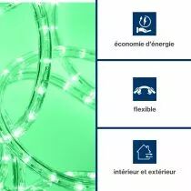 Flexible Lumineux &Agrave; Led - 9 M - Vert (HQRL09004)