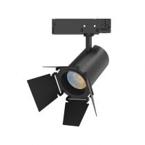 FOCUS CCT ACCESS Ø65*195 NOIR ANGLE ECLAIRAGE REGL 4 AILETTES (100300)