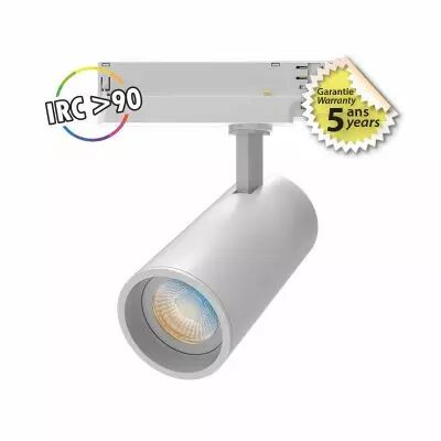 FOCUS CCT II IRC90 SPOT SUR RAIL BLC DIAM 65 15W 5ANS (100201)