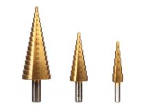 Foret Étagé Hss - Revêtement En Titane - 3 Pcs (TL78001)
