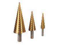 Foret Étagé Hss - Revêtement En Titane - 3 Pcs (TL78001)
