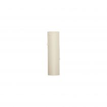 Fourreau avec gouttes pour fausse bougie Blanc antique, diametre 24 mm, longueur 100 mm (200153)