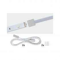 Function YourLED ECO Clip-connecteur 50cm pack de 2 blanc synthétique (70488)