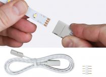 Function YourLED ECO Clip-connecteur 50cm pack de 2 blanc synthétique (70488)