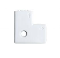 Function YourLED Edge-Connector 90° kit de 4 blanc noir (70599)