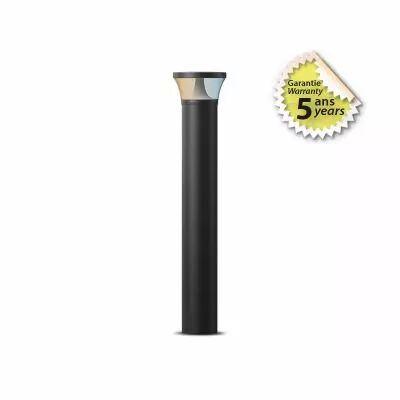 FUSAIN POTELET 25W CCT 3000/4000/5000K DIAM 133x975MM NOIR 5ANS (100343)