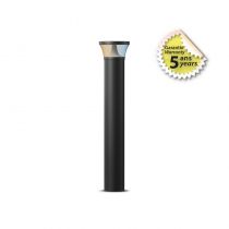 FUSAIN POTELET 25W CCT 3000/4000/5000K DIAM 133x975MM NOIR 5ANS (100343)
